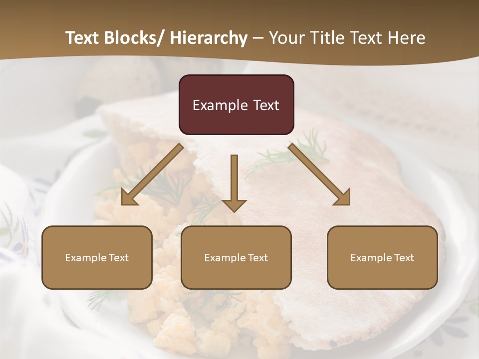 Scrambled Dill Food PowerPoint Template