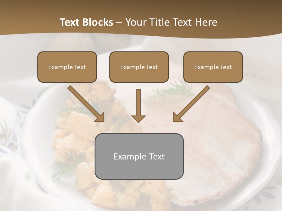 Scrambled Dill Food PowerPoint Template