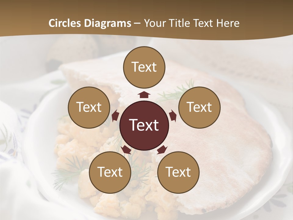 Scrambled Dill Food PowerPoint Template