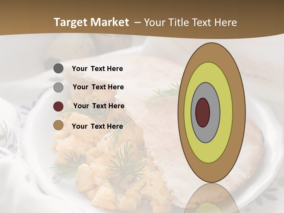 Scrambled Dill Food PowerPoint Template