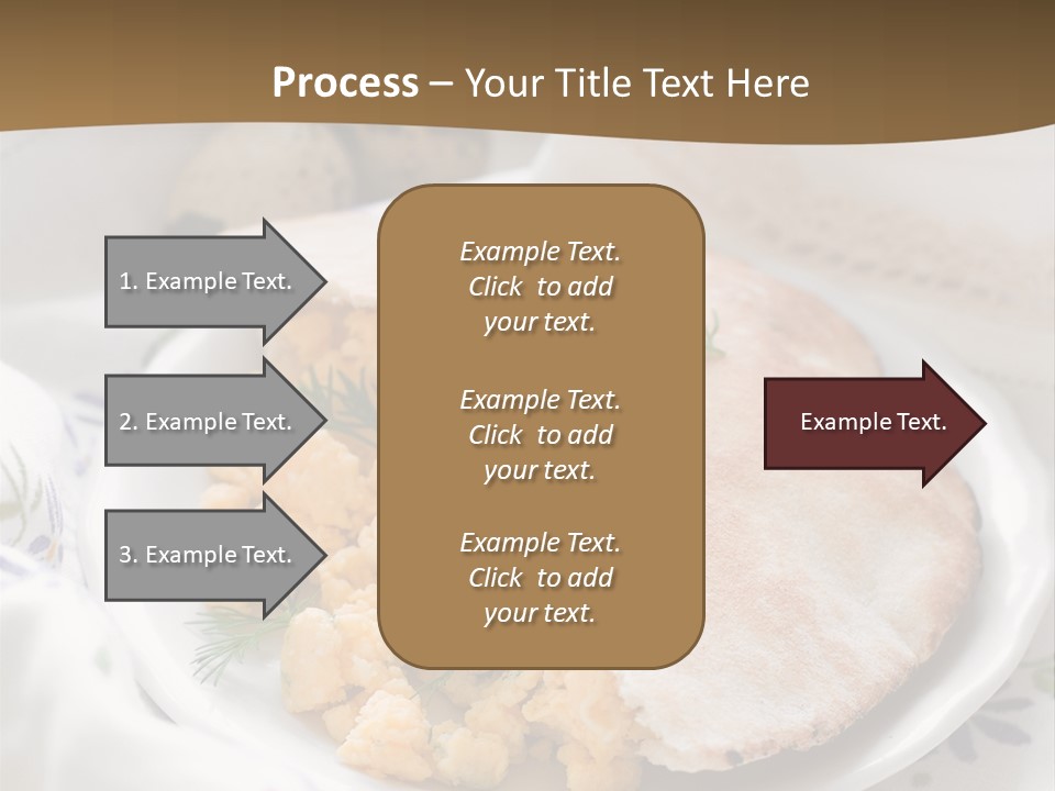 Scrambled Dill Food PowerPoint Template