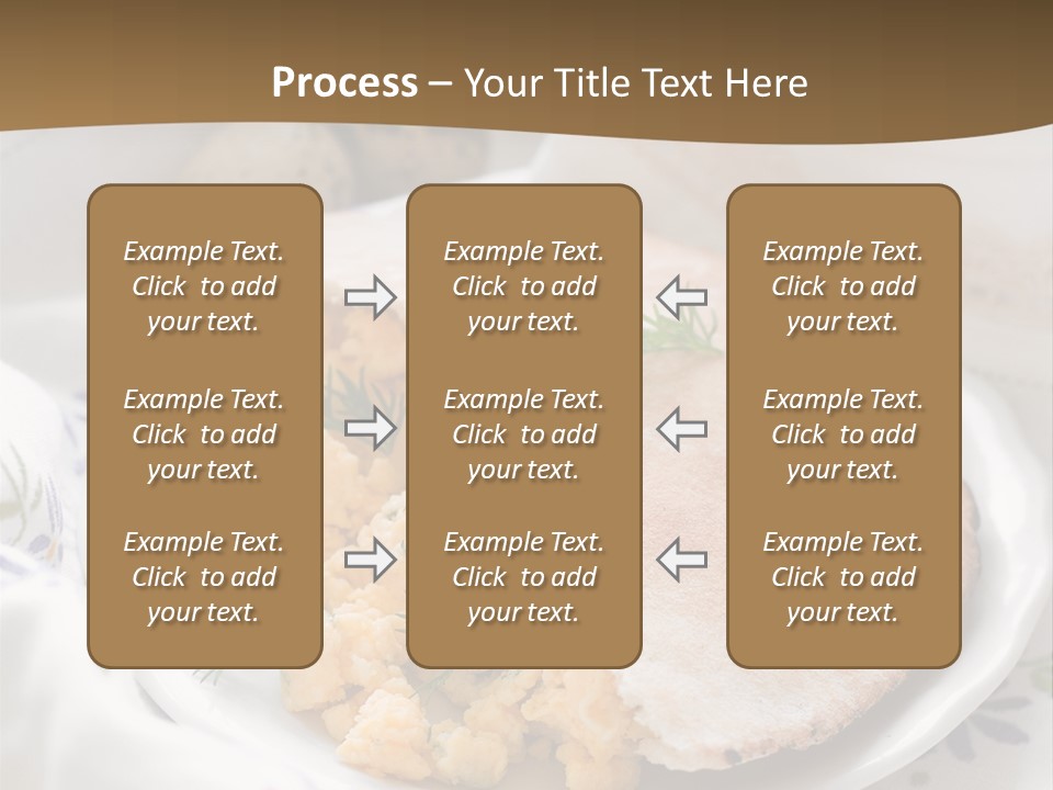 Scrambled Dill Food PowerPoint Template