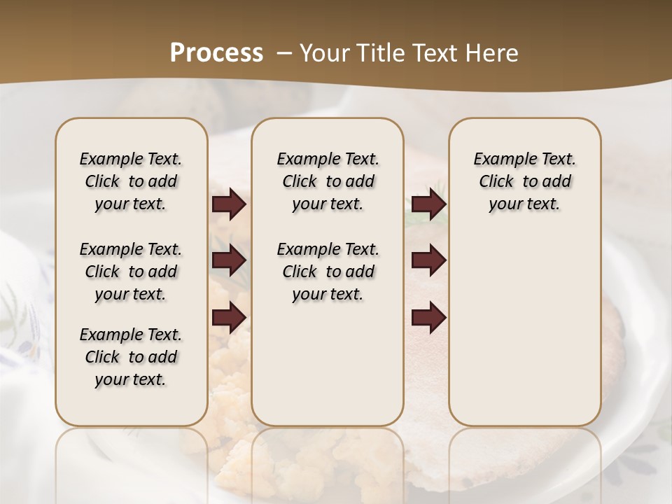 Scrambled Dill Food PowerPoint Template