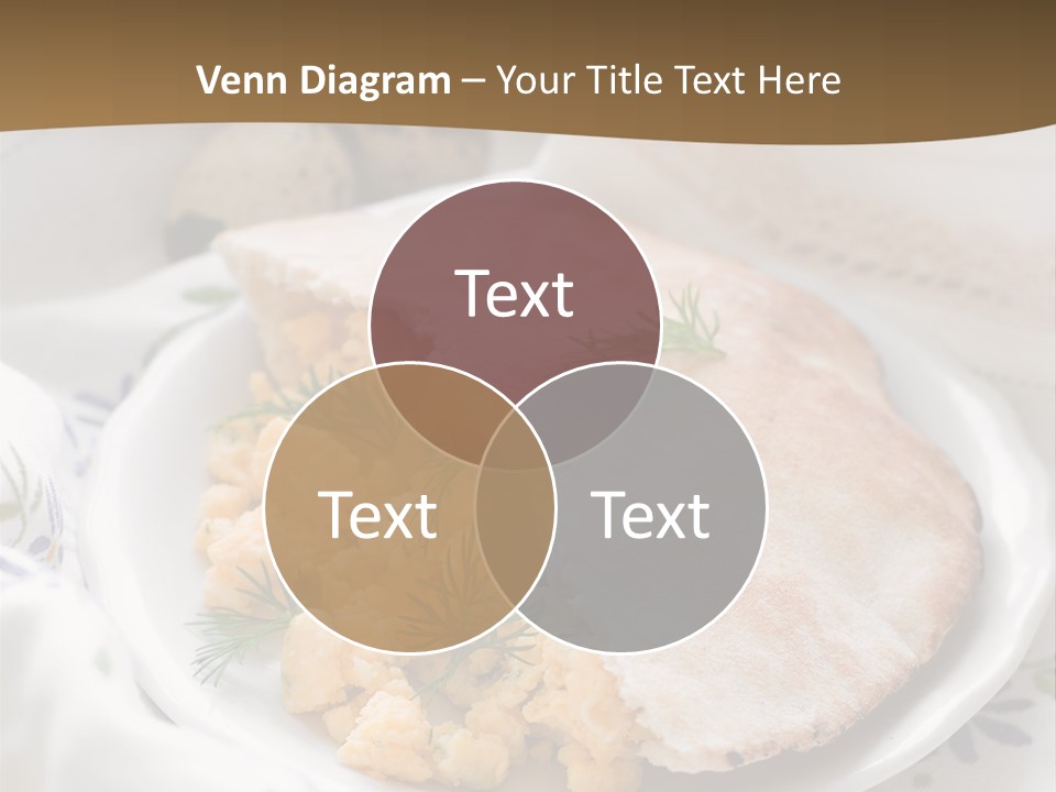 Scrambled Dill Food PowerPoint Template