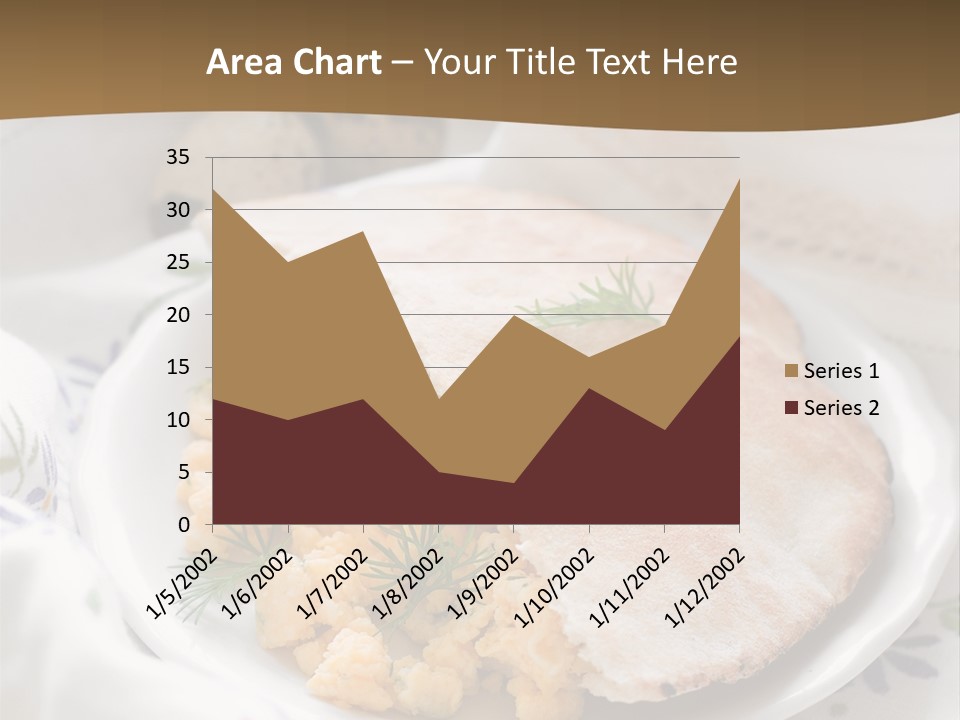 Scrambled Dill Food PowerPoint Template