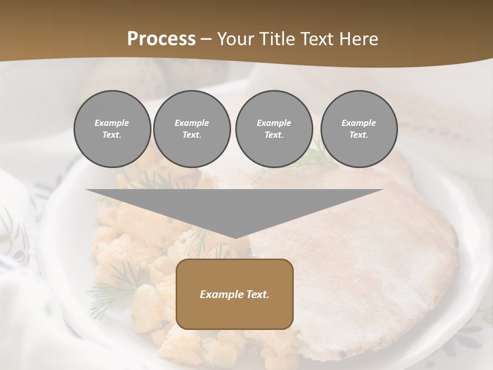 Scrambled Dill Food PowerPoint Template
