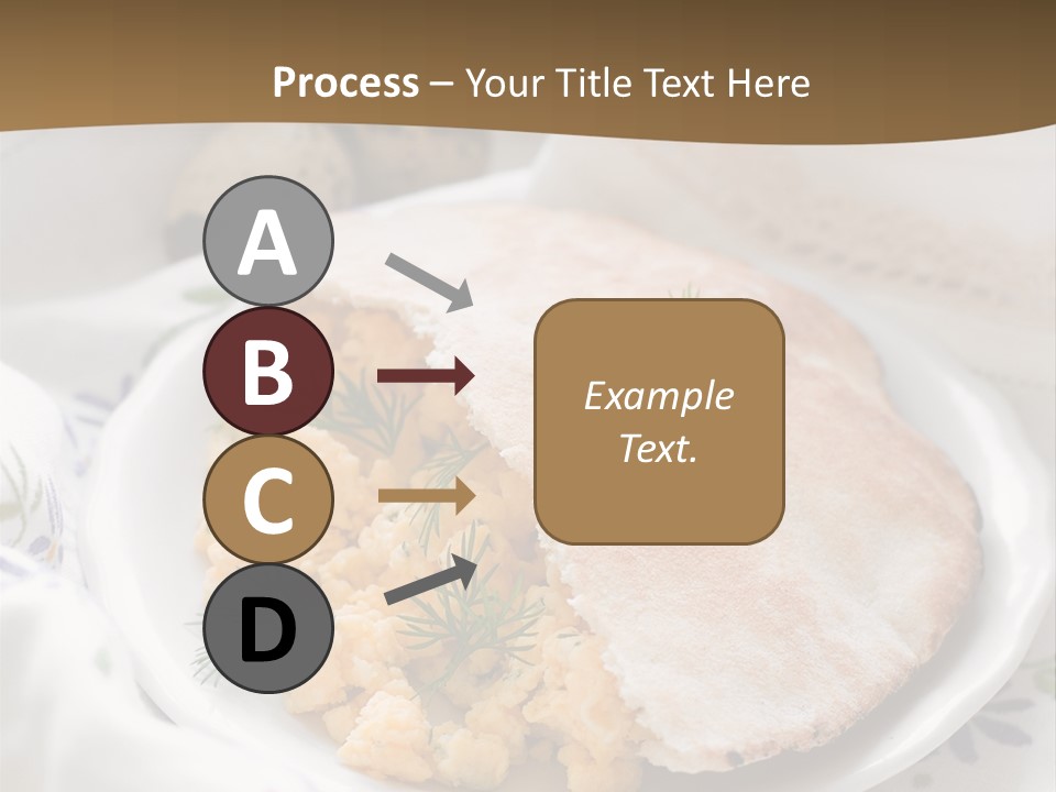 Scrambled Dill Food PowerPoint Template