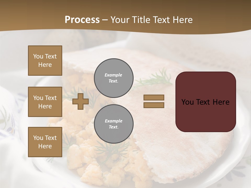 Scrambled Dill Food PowerPoint Template