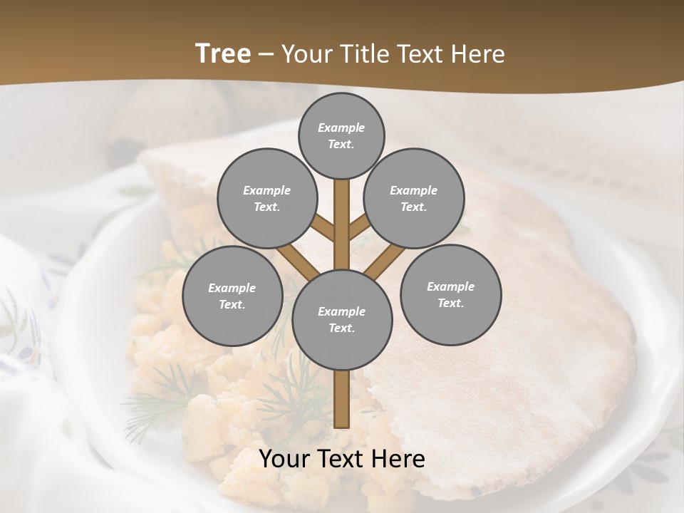 Scrambled Dill Food PowerPoint Template