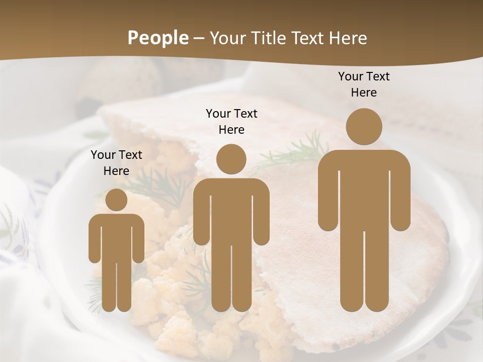 Scrambled Dill Food PowerPoint Template