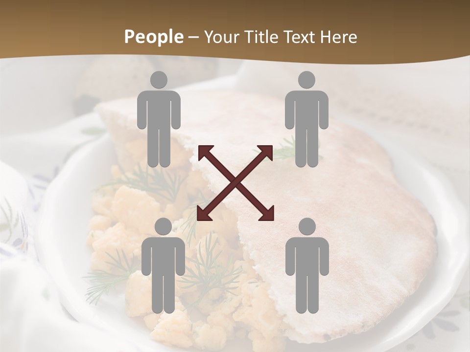 Scrambled Dill Food PowerPoint Template