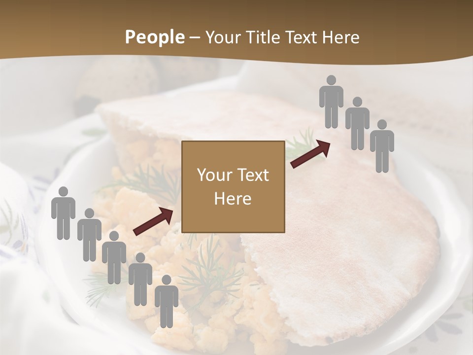 Scrambled Dill Food PowerPoint Template