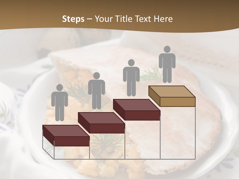 Scrambled Dill Food PowerPoint Template