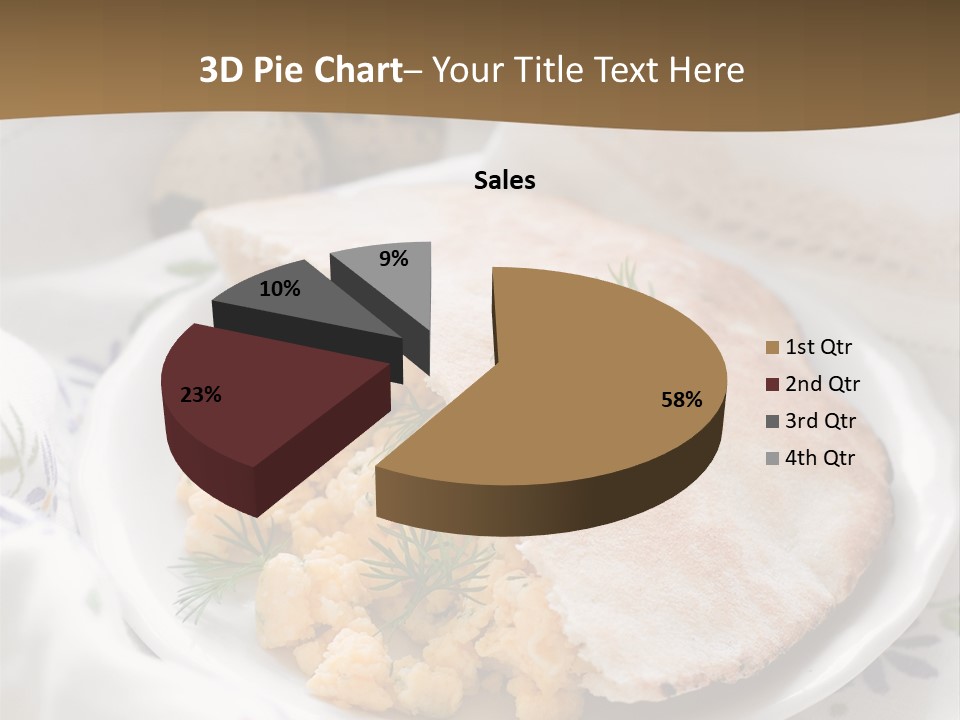 Scrambled Dill Food PowerPoint Template