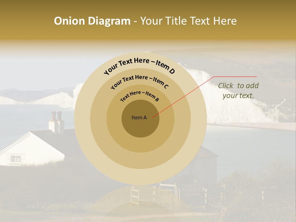 English Eastbourne Rock PowerPoint Template