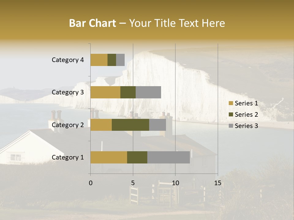 English Eastbourne Rock PowerPoint Template