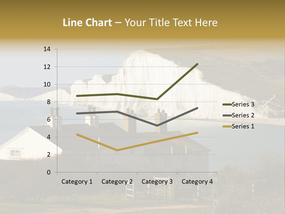 English Eastbourne Rock PowerPoint Template