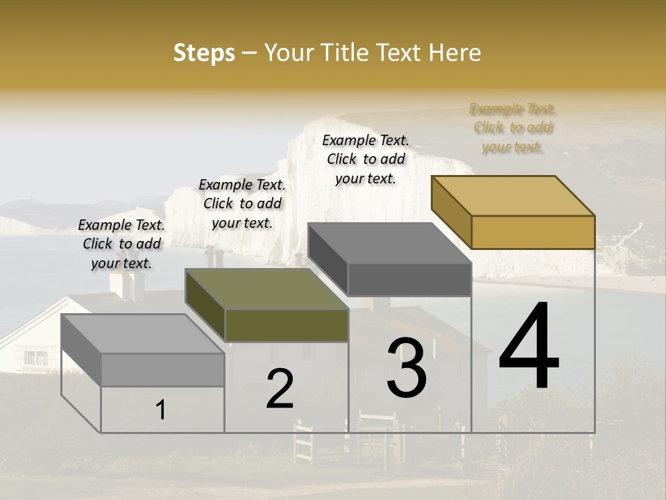 English Eastbourne Rock PowerPoint Template