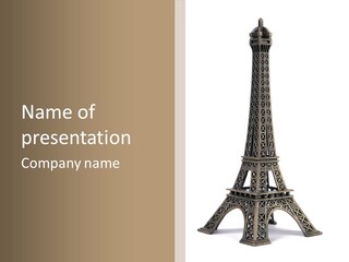 Travel Europe Sculpture PowerPoint Template