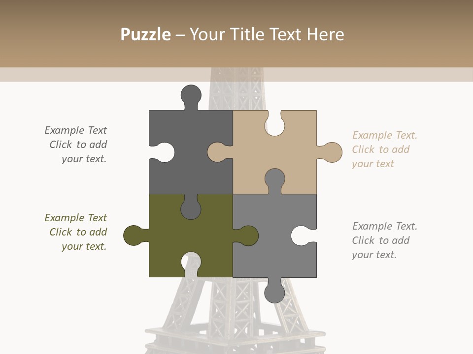 Travel Europe Sculpture PowerPoint Template