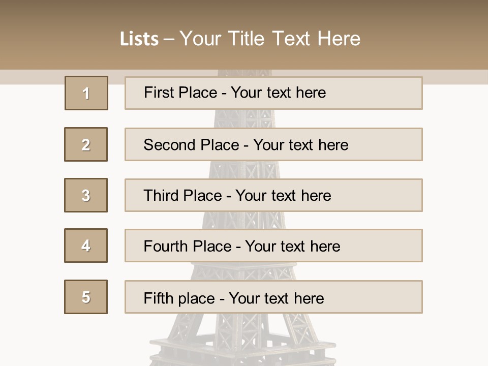 Travel Europe Sculpture PowerPoint Template