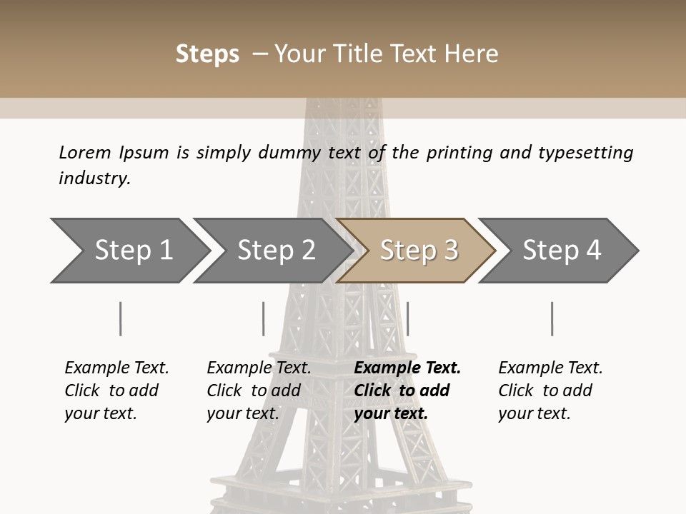 Travel Europe Sculpture PowerPoint Template