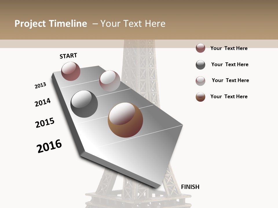 Travel Europe Sculpture PowerPoint Template