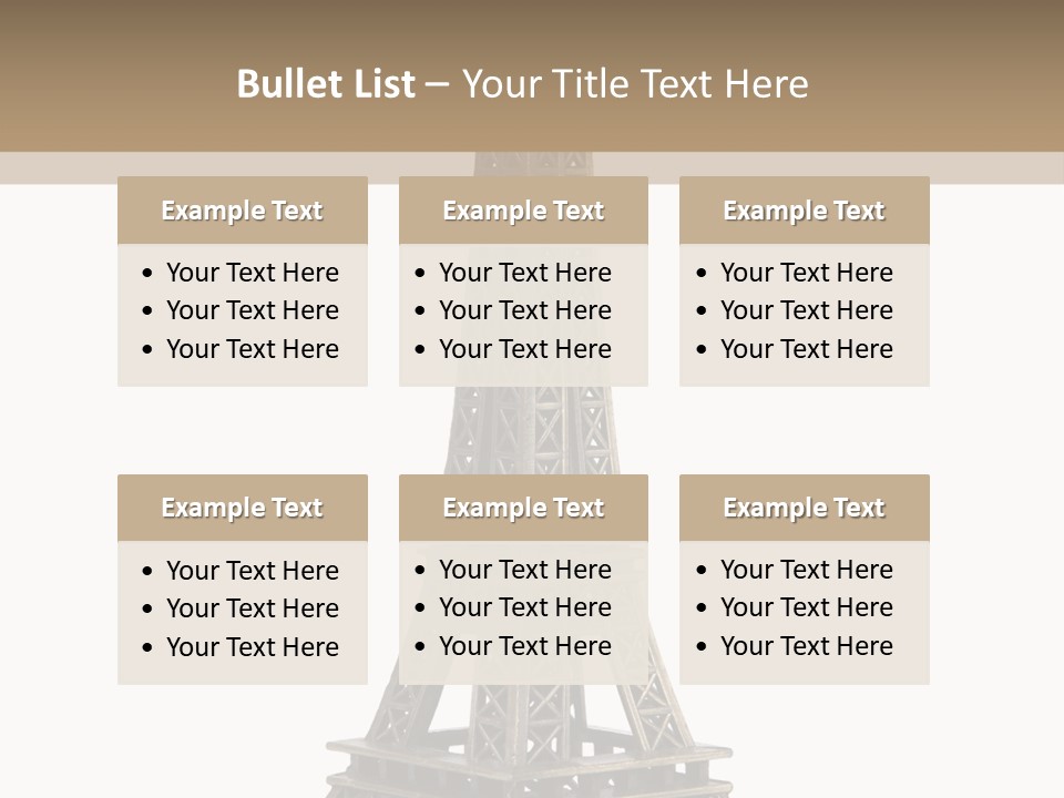 Travel Europe Sculpture PowerPoint Template
