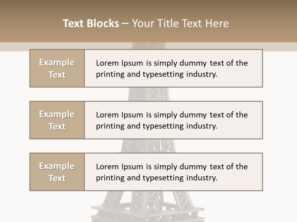 Travel Europe Sculpture PowerPoint Template