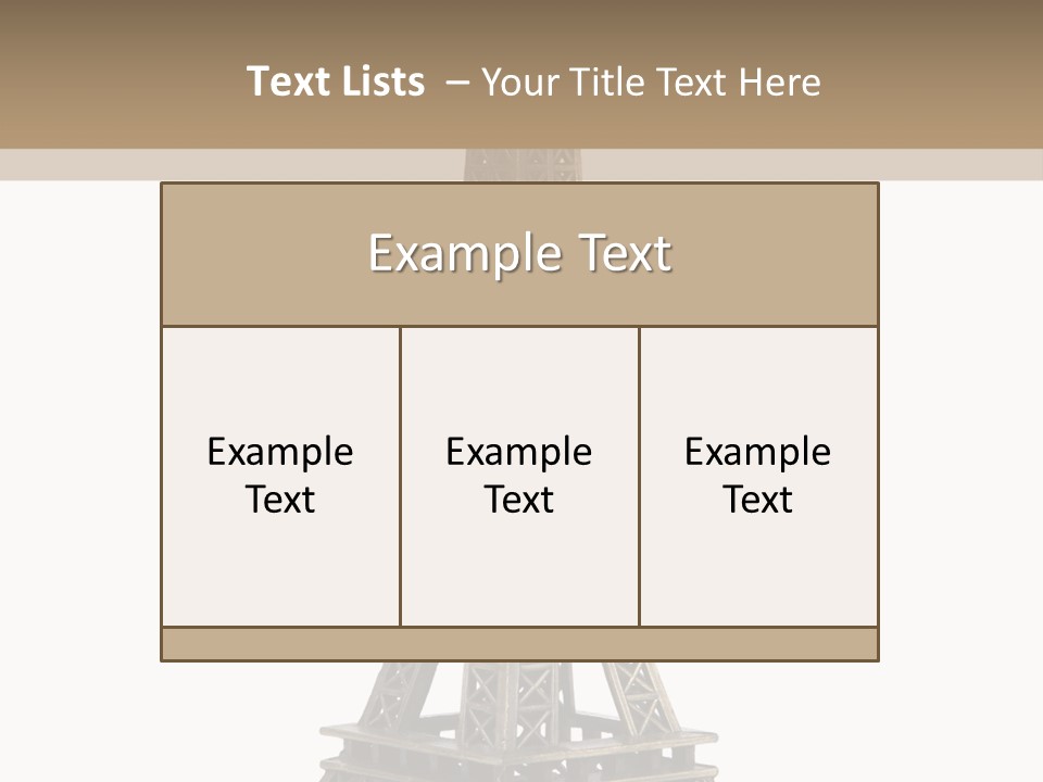 Travel Europe Sculpture PowerPoint Template