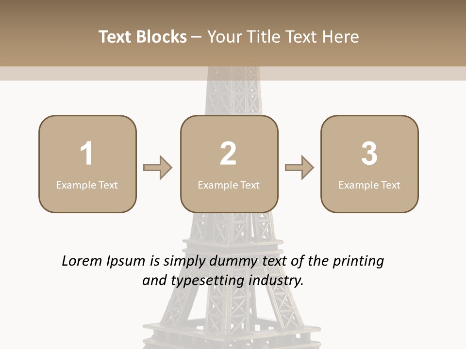 Travel Europe Sculpture PowerPoint Template