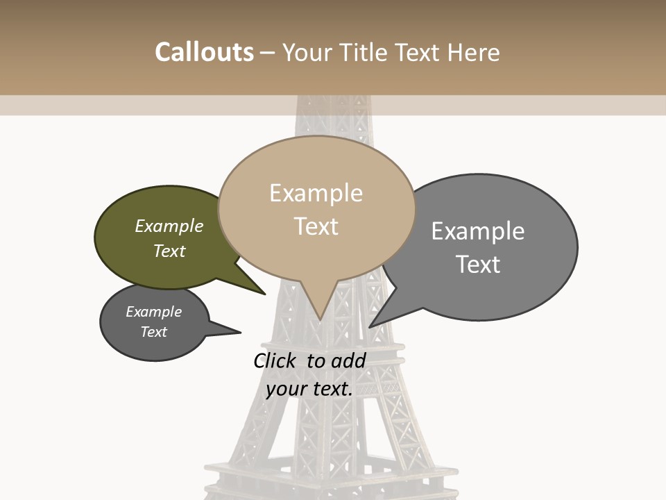 Travel Europe Sculpture PowerPoint Template