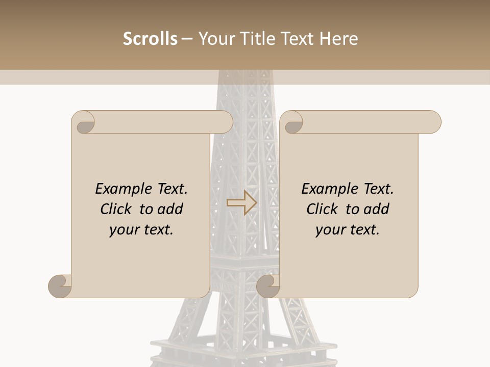 Travel Europe Sculpture PowerPoint Template
