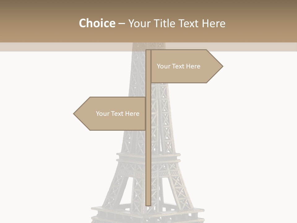 Travel Europe Sculpture PowerPoint Template