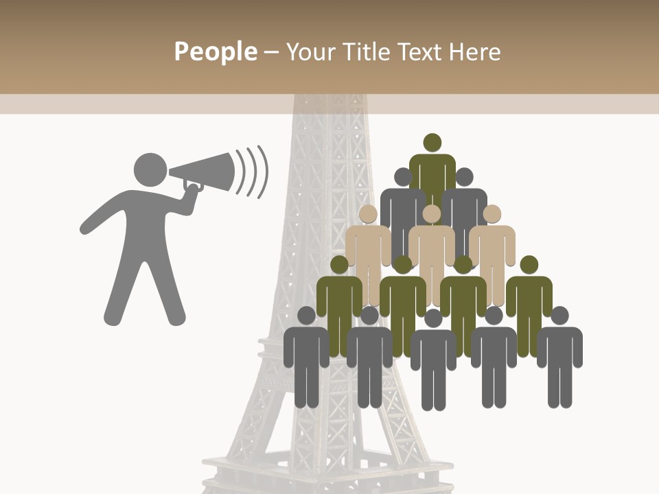 Travel Europe Sculpture PowerPoint Template