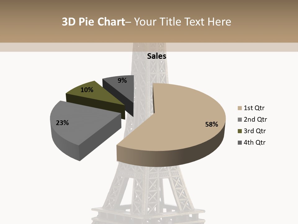 Travel Europe Sculpture PowerPoint Template