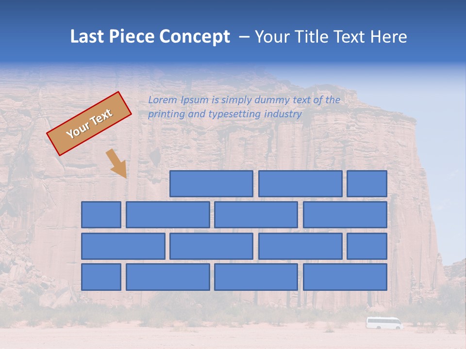 Unesco Cliff Rock PowerPoint Template