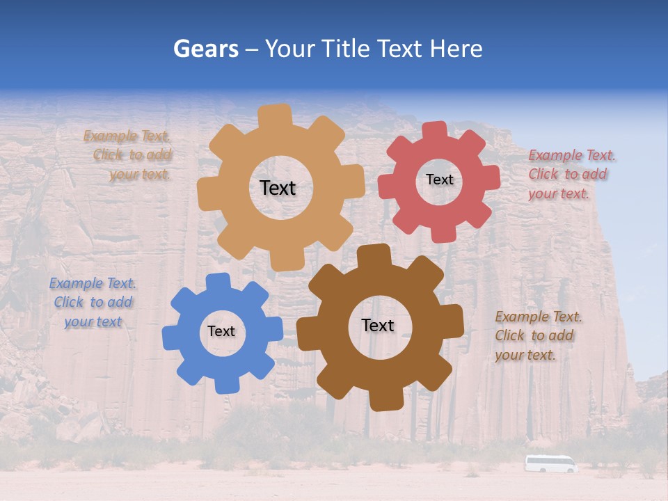 Unesco Cliff Rock PowerPoint Template