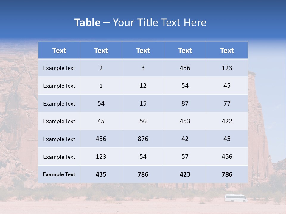 Unesco Cliff Rock PowerPoint Template