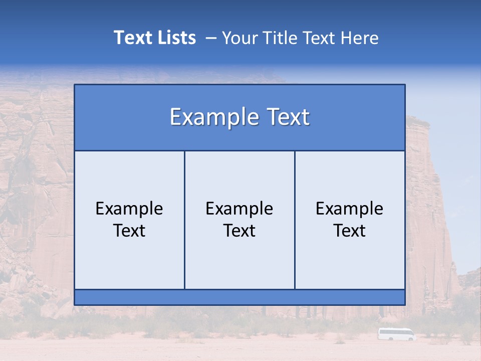 Unesco Cliff Rock PowerPoint Template