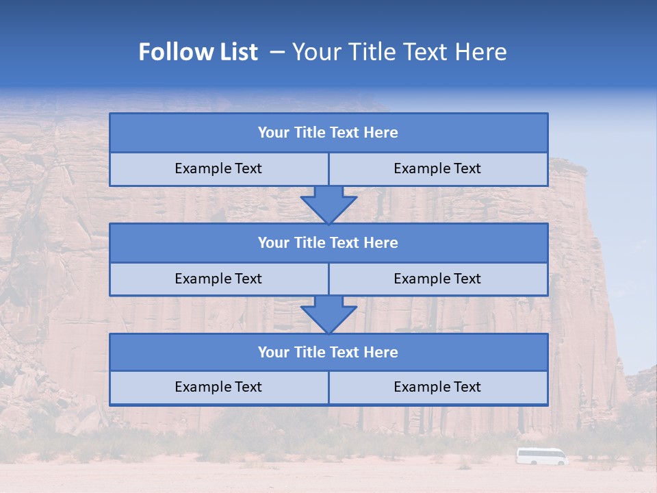 Unesco Cliff Rock PowerPoint Template