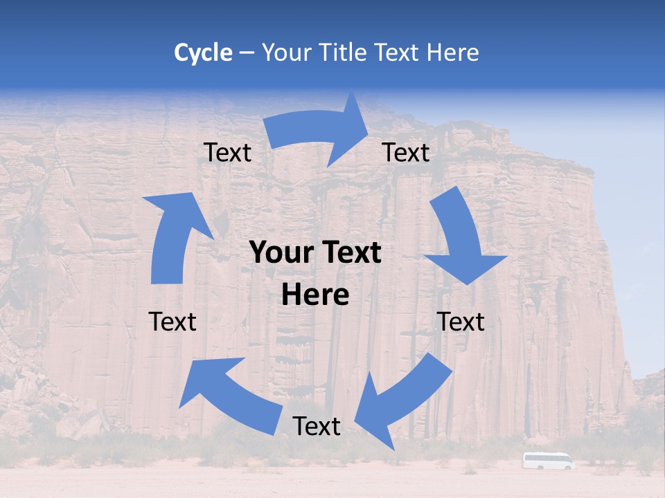 Unesco Cliff Rock PowerPoint Template