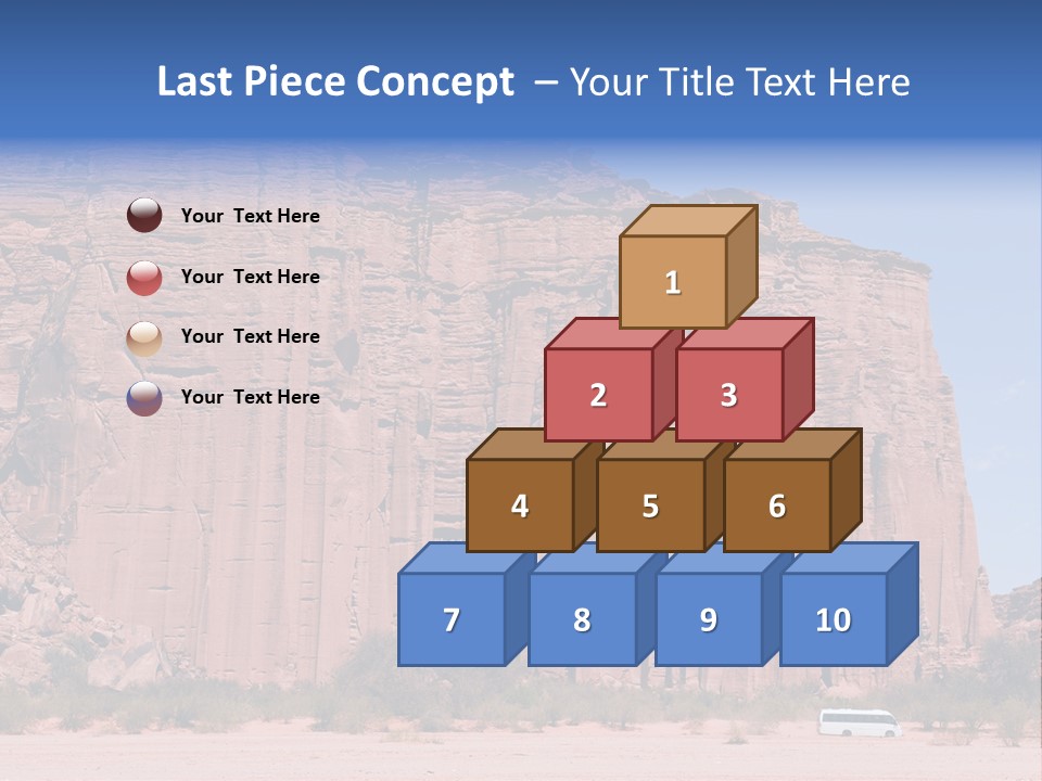 Unesco Cliff Rock PowerPoint Template