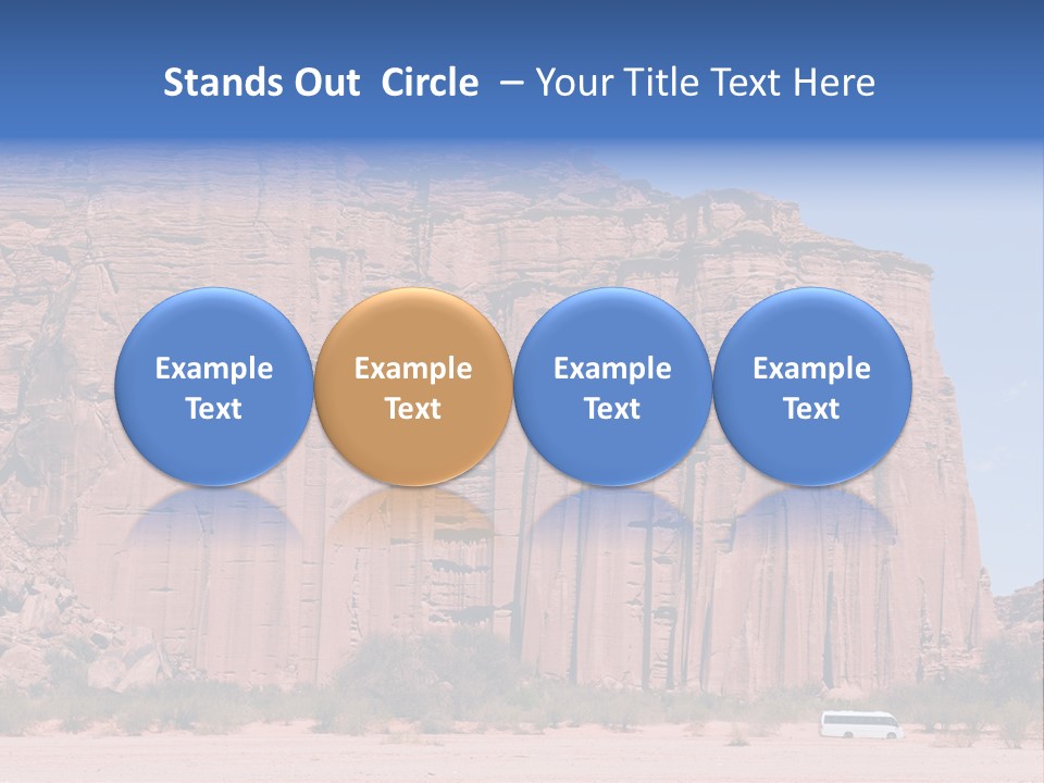 Unesco Cliff Rock PowerPoint Template