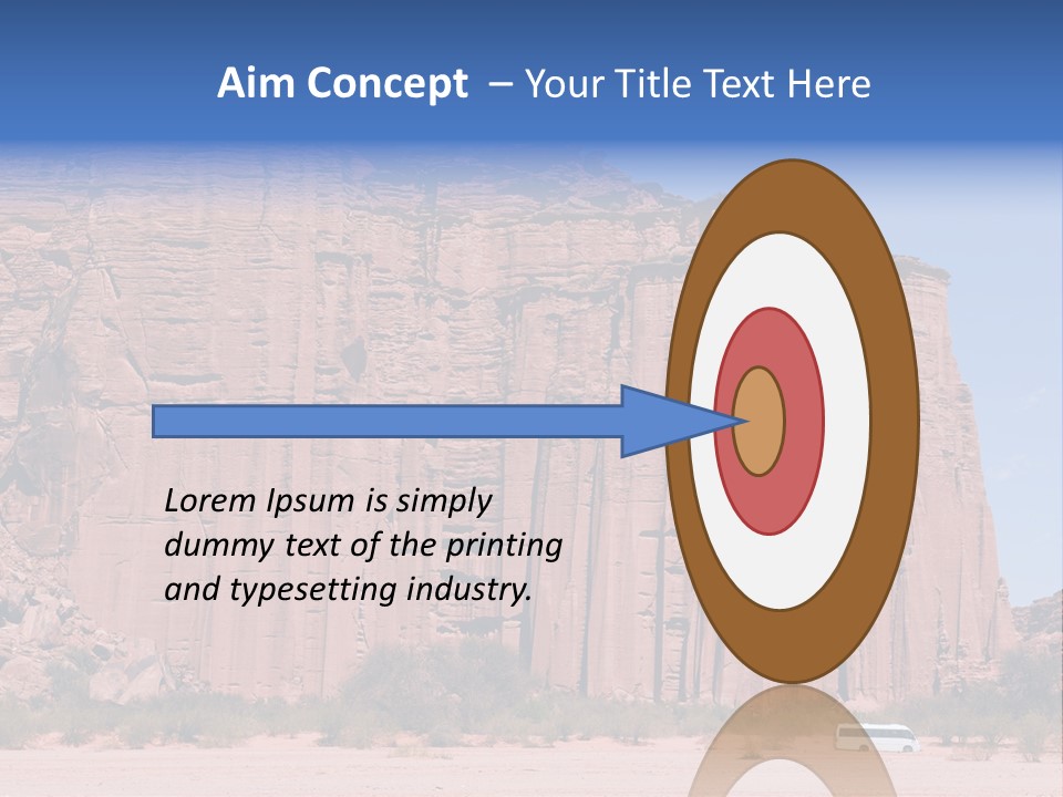 Unesco Cliff Rock PowerPoint Template