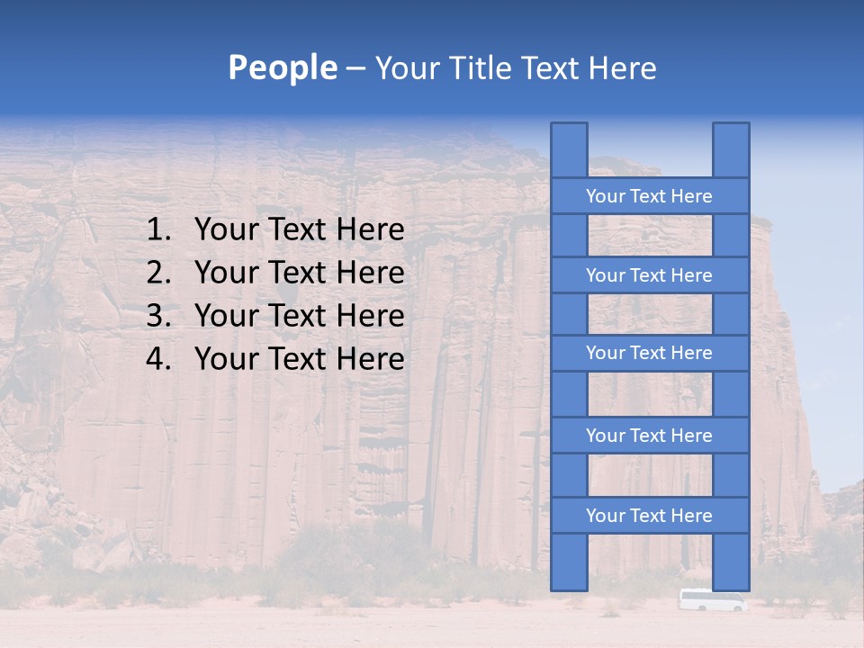 Unesco Cliff Rock PowerPoint Template