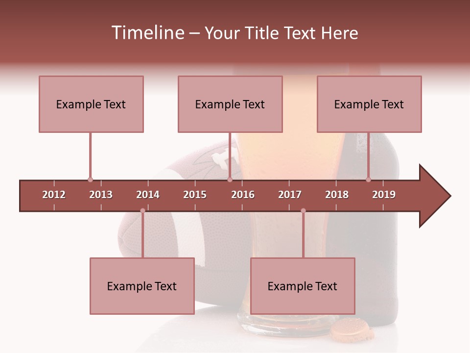 Beer Bottle Condensation Cutout PowerPoint Template