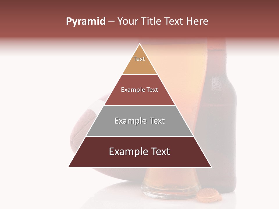 Beer Bottle Condensation Cutout PowerPoint Template