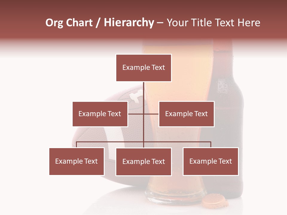 Beer Bottle Condensation Cutout PowerPoint Template