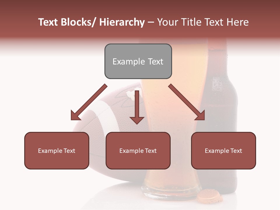 Beer Bottle Condensation Cutout PowerPoint Template